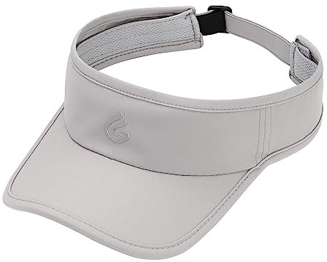 Gisdanchz Sun Visor Damen Schirmm¨¹TZE Sonnenschild Sonnenkappe Damen Visor Cap Herren Sonnenvisier Tennis Kappe Visoren f¨¹r Herren Cappy Sommer Sonnenschutz f¨¹r Kopf, Hellgrau