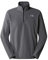 THE NORTH FACE NF0A855W4HJ M 100 Glacier 1/4 Zip - EU Maglia Lunga Uomo TNF Medium Grey Heather Taglia L