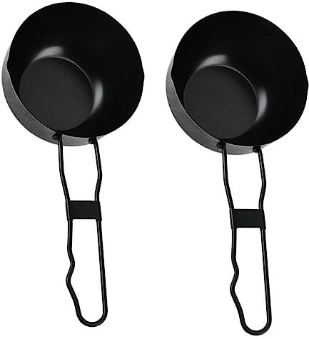 Ciieeo Outdoor Camping Kochtopf Satz Aus Eisen Kleiner 11,7cm Suppentopf Mit Henkel Energiesparend Bruchfest Tragbar Für Picknick Rucksackreisen