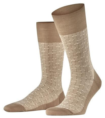 FALKE Men's Airport M So Wool Cotton Plain 1 Pair Socks, Brown Camel 5038 Special Edition, 8.5-9.5