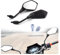 Motorrad Seitenspiegel Für Y&amaha YZF R25 R15 R6 R125 Z750 Z800 FZ8 FZ1 FZ6R 1 Paar Motorrad-Rückspiegel, 10 Mm 8 Mm Seitlicher Konvexer Spiegel