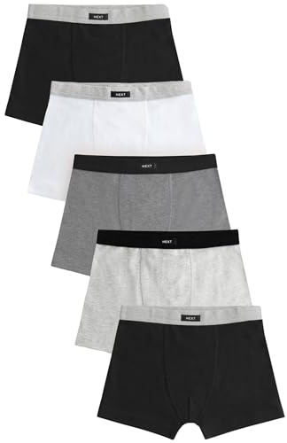 NEXT Jungen Boxershorts mit weichem Taillenbund, 5er-Pack 86-176