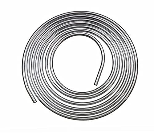 Cornat T317320 Kupferrohr im Ring, 10 mm x 2.5 m, chrom
