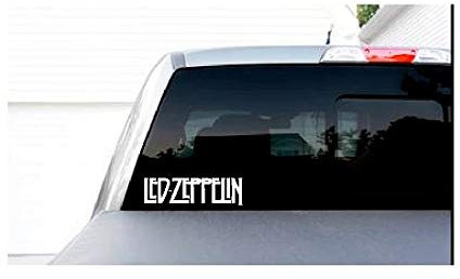 LED Zeppelin Decal page Rock Band Window sticker