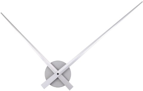 Karlsson - Wanduhr - Little Big Time - Alu silbern - Ø 90 cm