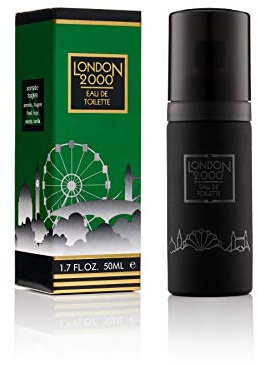 UTC London 2000 - EDT Aftershave for Men - Thyme, Mandarin & Nutmeg 55ml | Eau de Toilette for Men, Woody Fresh Scent, Lavender, Vanilla, Gift for Him, Everyday Wear