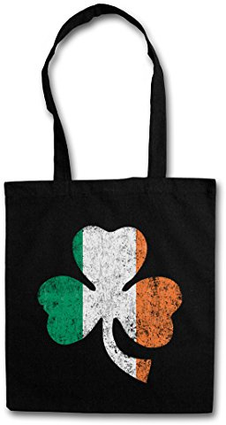 Urban Backwoods Shamrock Irish Flag Hipster Bag Beutel Stofftasche Einkaufstasche