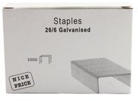 26/6mm Metal Staples [Pack of 5000]