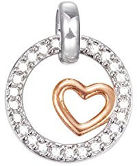 Esprit Damen-Charm JW50238 Messing rhodiniert Zirkonia weiß Rundschliff - ESCH01610D000