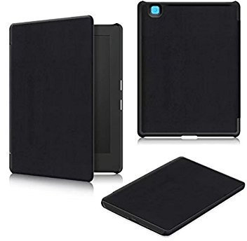 X-Best Housse Kobo Aura H2O Edition 2 - Folio Étui en Cuir Coque Ultra Mince et Léger à Rabat avec Fonction Réveil/Sommeil Automatique pour Kobo Aura H2O Edition 2 E-Reader 6,8 Pouces 2017