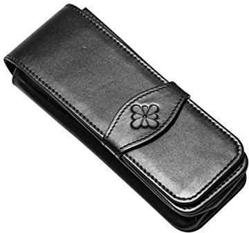 DIPLOMAT - D41000003 - Lederhülle Für 3 Stifte - Schick und Elegant - Langlebig - Schwarz