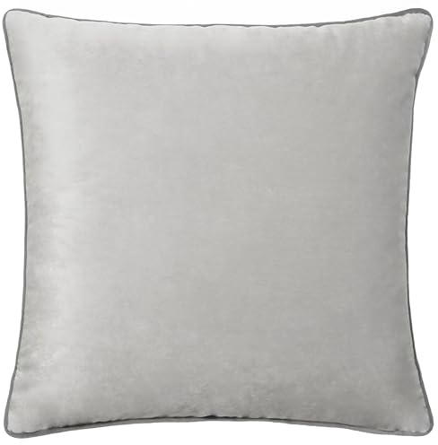 Riva Paoletti - Meridian Signature Collection | Soft velvet cushion with contrast piping and feather filling. 55 x 55cm. Ready to style.