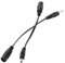 COLM 5.5mm x 2.1mm female to 3.5mm x 1.35mm Male Plug socket DC Power Adapter cable 2pcs