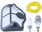 HAISHINE Kit de Bougie d'allumage pour Filtre à air pour Filtre à air pour Husqvarna 36 41 136 Le 141 Le 137 e 142 e Pièces de tronçonneuse
