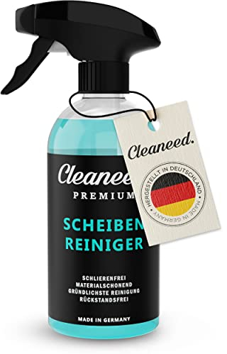 Cleaneed Premium Auto Glasreiniger – MADE in GERMANY – Schlierenfrei, Materialschonend, Extra stark, Rückstandsfrei - Scheibenreiniger