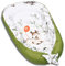 PaLulli Kuschelnest 2-seitig Babynest Babynestchen Baby Nest Nestchen Reisebett Wickelauflage Kuschelbett, Kokon Kokon für Babybett - Babys und Säuglinge, 100% Baumwolle Oeko TEX (Bambi Grüne)