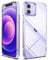 Ringke Fusion Case Compatible with iPhone 12 Compatible with iPhone 12 Pro (6.1-inch), Clear Shockproof Soft TPU Bumper with Hard Back Phone Cover - Transparent