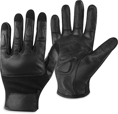 normani Security Quarzsandhandschuhe aus echtem Leder Farbe Black/Classic Größe XXXL