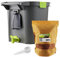 Moutta | Bokashi Confort 14 litres, composteur Organique Haut de Gamme avec compacteur et activateur de Fermentation 1kg | Kit Complet