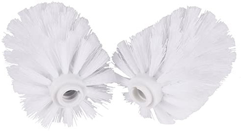 2PCS Universal Toilet Brush Head Replacement Hotel Home Cleaning Tool Fit for Most of Cleaning Holders(White)