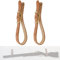 DeYoungArbeit Leather Hanging Straps Gun Rack Wall Mount Display for Rifle Shotgun Axe Hatchet Tool Sword (Brazz 4-Pack Quick Release)