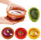 TAIYANYU 4 unidades de ahorro de frutas y verduras – aguacate, cebolla, tomate y limón Keeper/Saver/titular, caja de almacenamiento reutilizable para refrigerador para mantener los alimentos frescos