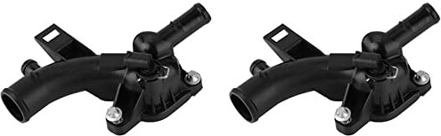 VENEKA 2X Scatola Pompa Acqua Uscita Termostato 25192985 per Opel J Adam Corsa D/Meriva B A14Xel A14Xer