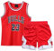 Qkydky Kinder Basketball Trikot Set - Atmungsaktiv, Leicht & Langlebig - Perfekt für Training & Spiele - Verschiedene Größen & Farben - Ideal für Jungen & Mädchen(Rot,XXL,für 11-14 Jahr)
