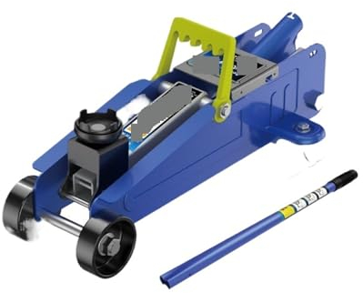 Cric de Voiture hydraulique, cric hydraulique Horizontal Outil de Changement de Pneu SUV Pression d'huile de Voiture 2 tonnes Outils de véhicule Standard National (Couleur: boîte en Plastique de 6,5
