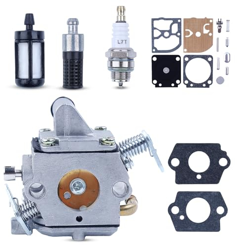 Haishine Carburatore C1Q-S57A per Stihl 017 018 MS 170 180 motosega 180C MS170 MS170C con guarnizione carburatore candela di accensione filtro olio carburatore kit di riparazione