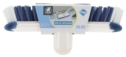ÉLÉPHANT Maison - Lave-pont Sanitized® - Lessive et Récure Sans Effort - Fibres Nylon Résistantes - Traitement Antibactérien - Bords Anti-chocs - Haute Qualité - Fabriqué en France