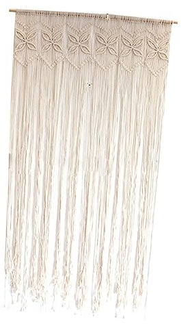 ABOOFAN Türschal Türvorhang Fenstervorhänge fliegenvorhänge für türen baumwollkordel Home Decor hochzeitsdeko Fenster Volant Fensterscheibe Fenstervorhang Fensterdekoration Tapisserie