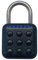 Cadenas à combinaison avec code étanche, cadenas à combinaison à 6 chiffres en acier inoxydable 304, 46 mm avec anse longue de 6 mm d'épaisseur pour casier de gym, école, portail de voyage