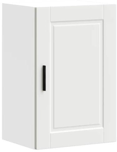 vidaXL Küchen-Hängeschrank Porto Weiß Holzwerkstoff, Wandschrank Küche, Wandschrank, Oberschrank, Küchenschrank, Hängeschrank, Oberschrank Küche