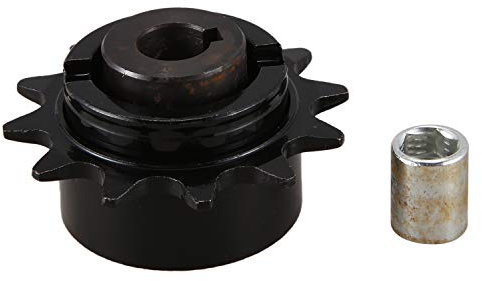 Cpolebev 12T Single Geschwindigkeit ​​Schwungrad Mittel Antrieb Motor Schwungrad 12 ZäHne Kettenrad für Fahrrad Motor MY1016Z MY1018