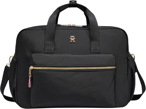 Tommy Hilfiger Kinder Unisex Duffle Bag Tasche Essential Changing Bag Wickeltasche, Blau (Black), Einheitsgröße