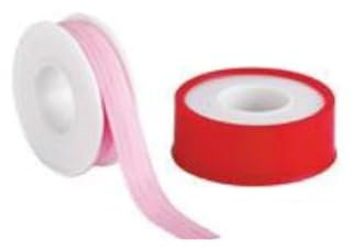 Generico Nastro in PTFE teflon rosa 1/2 x 12mt x 0,1mm puro non sintetizzato- 10pz