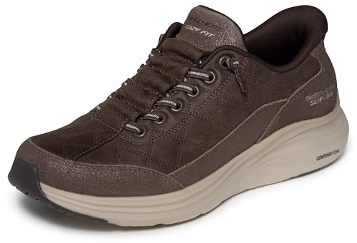 Skechers Women's Sneaker, Chocolate, 6.5 UK