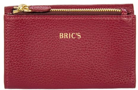 Bric's Leder Geldbörse Gondola Fioraliso Wallet Rubino weinrot