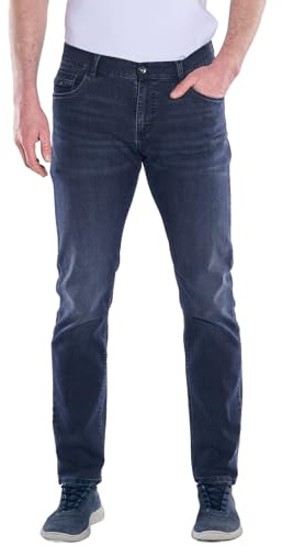 engbers Herren Light-Weight Denim, Indigoblau