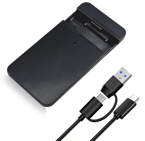 Case SSD 2.5, Case Hard Disk 2.5, 10Gbps Case HDD 2.5 Sata USB 3.0, Supporto UASP/TRIM, Nessuno Strumento Compatibile con WD Toshiba Seagate PS4 Xbox