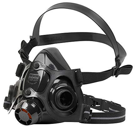 Honeywell 770030l Serie 7700 halbe Maske beatmungsapparat, Doppel-Kartusche, groß
