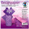 Ursus 22845599 - Designpapier Amethyst, 50 Blatt in 10 verschiedenen Motiven, ca. 15 x 15 cm, 100 g/qm, beidseitig bedruckt, ideal zum Falten von kreativen Origami Tieren