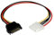 StarTech.com Cable 30cm Adaptador Convertidor 4 Pines a SATA - Hembra LP4 a Macho SATA Alimentación Corriente - Conversor