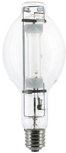 Sunlite 03680-SU MH1000/U/BT37 M47 Metal Halide Lamp, 1000 Watts, Mogul Base (E39), BT37, 12,000 Hours Life, 110,000 Lumen, Clear Finish, 4000K