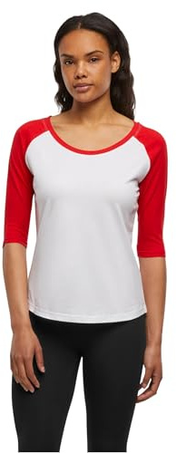 Build Your Brand Damen By022-ladies 3/4 Contrast Raglan Tee T-Shirt (1er Pack)