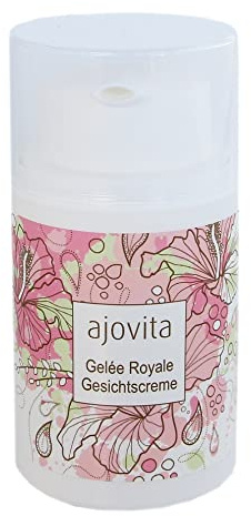 ajovita Gelée Royale Gesichtscreme 50 ml für reife Haut | Reichhaltige Tages- und Nachtpflege mit Gelée Royale, Mandelöl, Traubenkernöl, Sheabutter und Vitamin E