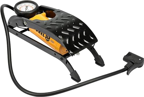 Yato 82001 – Single Cylinder Foot Pump with Gauge