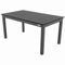 Doppler Expert Esstisch, anthrazit/schwarz Ausziehtisch aus Aluminium, 150-210x90 cm, ausziehbar, Terrassentisch Garten-Tisch