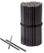 Danilovo Ritual Bienenwachs Kerzen (Schwarze) - Kloster Orthodoxe Kerzen für Gebet, Tischdeko - Ungiftig, Ruß - Tropffrei, Lang, Nachhaltige Produkte, N80, Höhe 18,5 cm, Ø 6,1 mm (150 Stück)